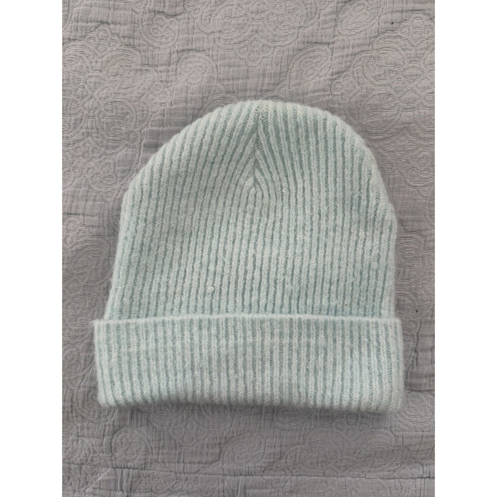 & OTHER STORIES‎ Women's Light Blue Ice Beanie One Size Fuzzy Soft